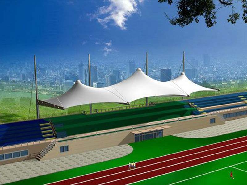 山東青島中學(xué)體育看臺(tái)